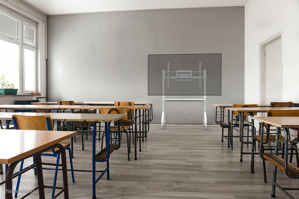 Neomounts FL50-525WH1 Carrello TV 55-86" - installazione rapida - TÜV